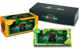 After eight chocolate