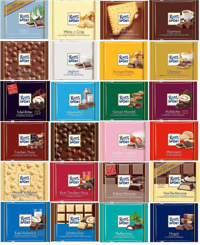 Ritter Sport Chocolate Bars